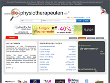 Tablet Screenshot of die-physiotherapeuten.ch